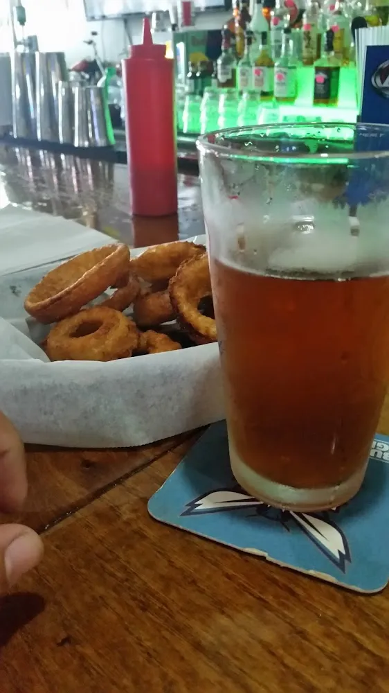 Beer Battered Onion Rings and pt Light